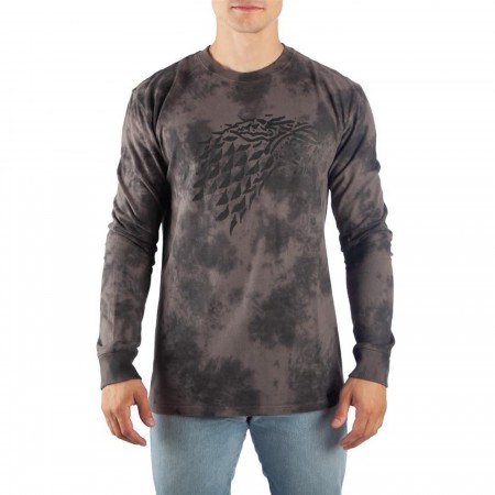 Game of Thrones Stark Long Sleeve Acid Wash T-Shirt