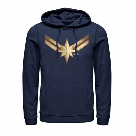 Captain Marvel Star Symbol Costume Men's Hoodie