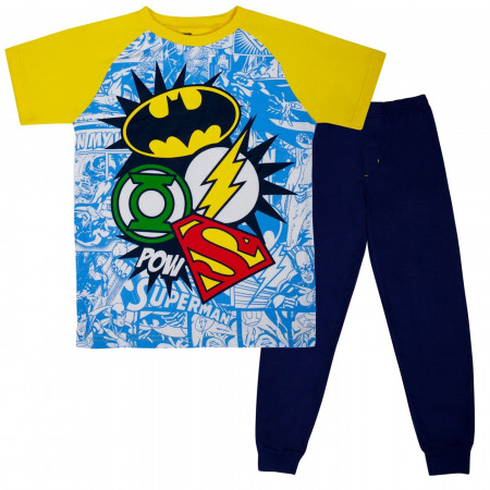 Justice League Symbols Kids Jogger Set