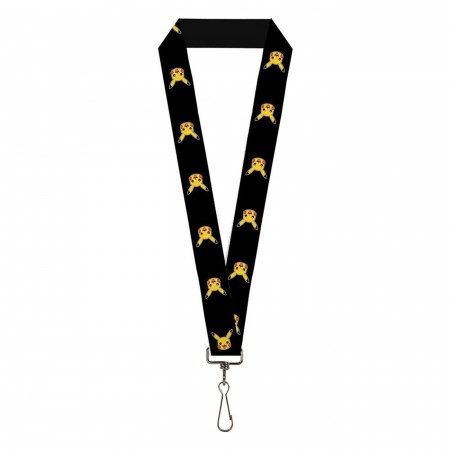 Pokemon Pikachu Smiley 1.0" Lanyard