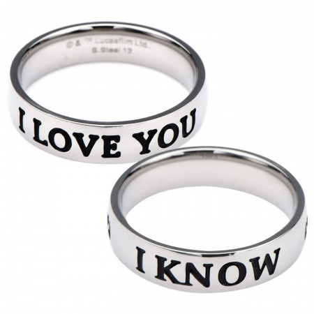 Star Wars I Love You - I Know Ring