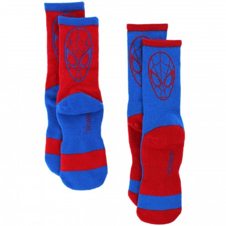 Ultimate Spider-man 2-Pack Athletic Kids Socks