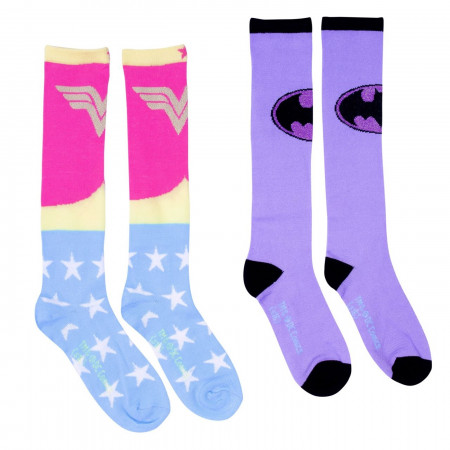 Justice League 3-Pack Knee High Kids Socks