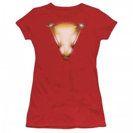 Shazam Movie Bolt Symbol Women's T-Shirt
