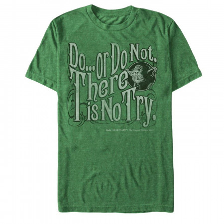Star Wars Do or Do Not There Is No Try St Patrick's Day T-Shirt