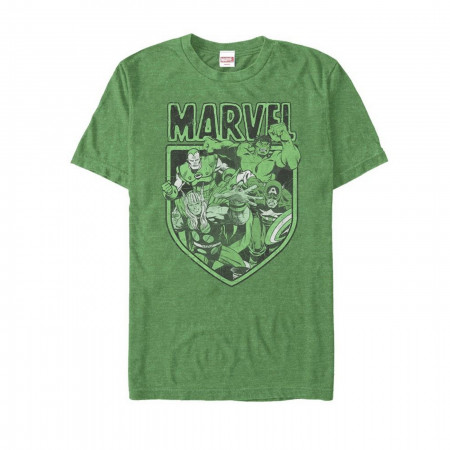 Marvel Hero Group St Patrick's Day T-Shirt