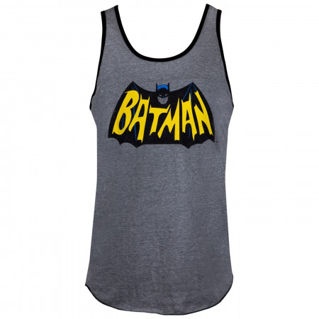 Batman Classic Symbol Ringer Tank Top