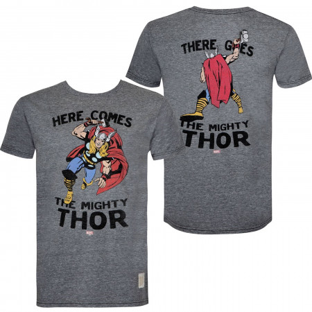 Thor Hi & Bye Front and Back Print Retro Brand Vintage Tee