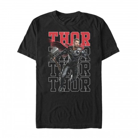 Avengers Endgame Thor Heroic Shot Men's T-Shirt