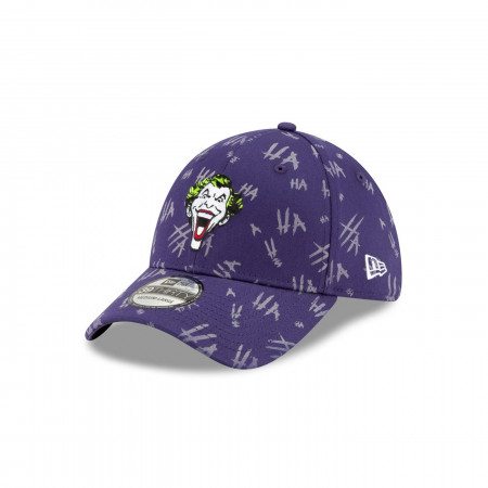 Joker Purple All Over HAHA 39Thirty Fitted New Era Hat