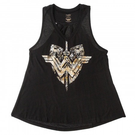 Wonder Woman Enlightened Dagger Shield Tank Top