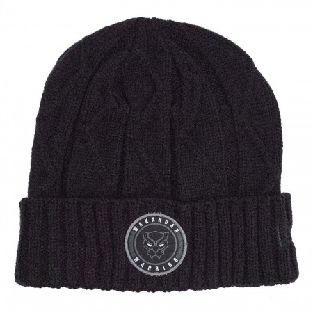 Black Panther Vibranium Weave Wakanda Warrior Unisex Knit Beanie