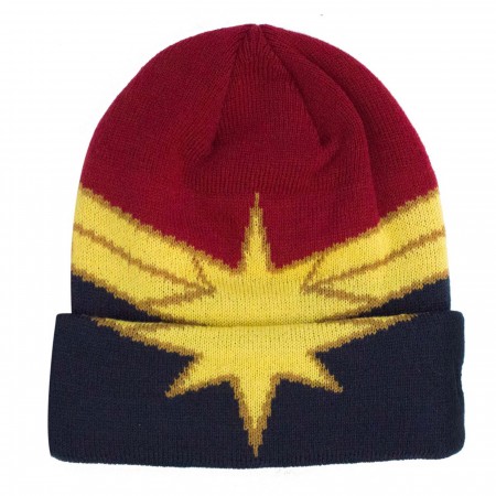 Captain Marvel Armor Weave Knit Unisex Beanie