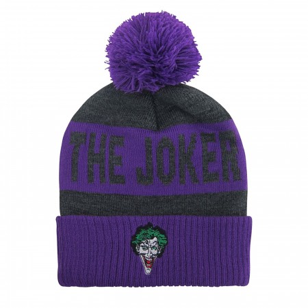 The Joker Classic Pom Pom Beanie