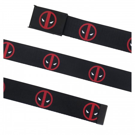 Deadpool Symbol Repeat Web Belt