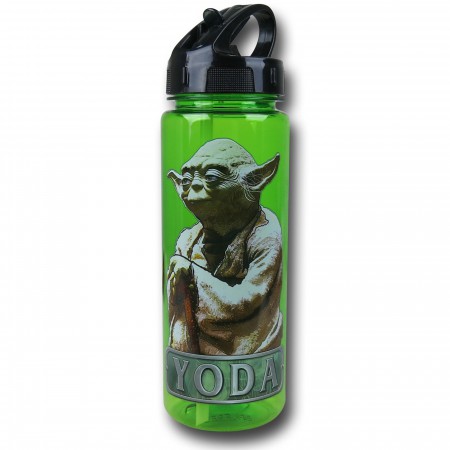 Star Wars Yoda Plastic Flip Top Bottle