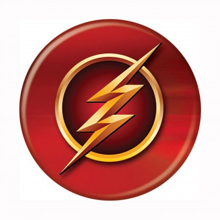 Flash TV Series Symbol Button
