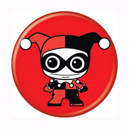 Harley Quinn Kawaii Button