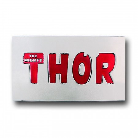 Thor Logo Belt Buckle