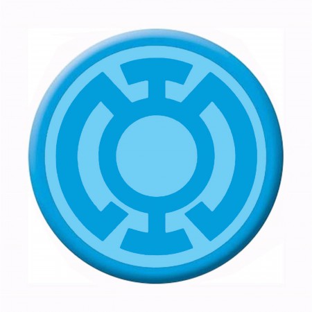 Green Lantern Blue Lantern Symbol Button
