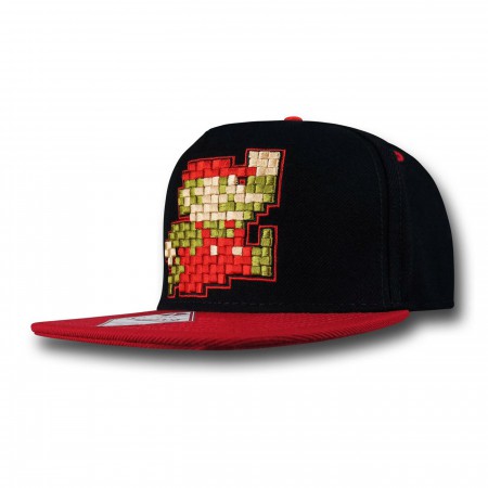 Mario Jumping Snapback Cap