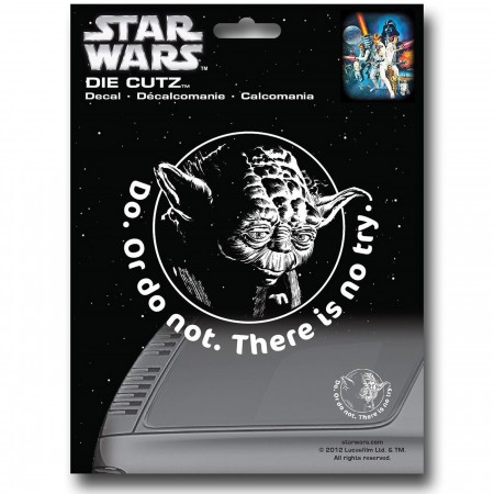 Star Wars Yoda Die Cut Decal
