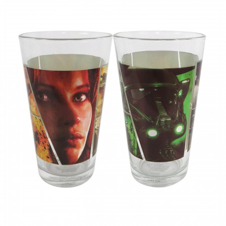Star Wars Rogue One Image 16oz 2-Pack Glass Set