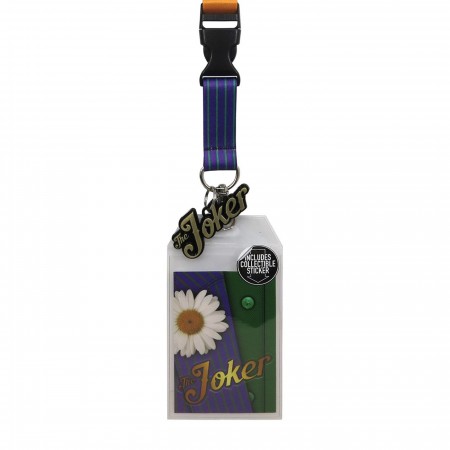 Joker Suit Up Lanyard with Metal Charm