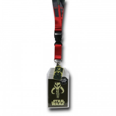 Star Wars Boba Fett Lanyard with Charm