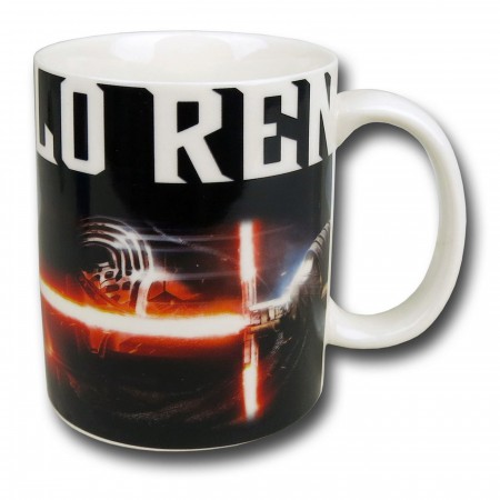 Star Wars Force Awakens Kylo Ren White Mug