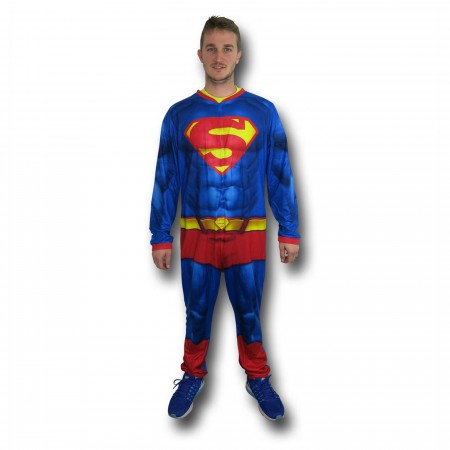 Superman Big Shield Sublimated Union Suit
