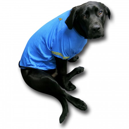 Star Trek Science Uniform Dog Shirt