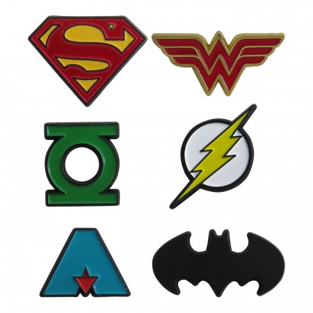 Justice League Boxed Lapel Pin Set of 6