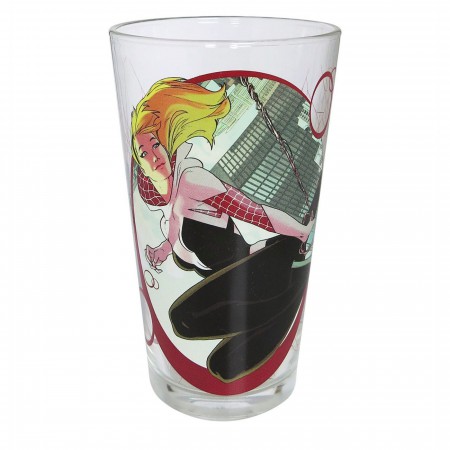 Spider Gwen Pose Pint Glass