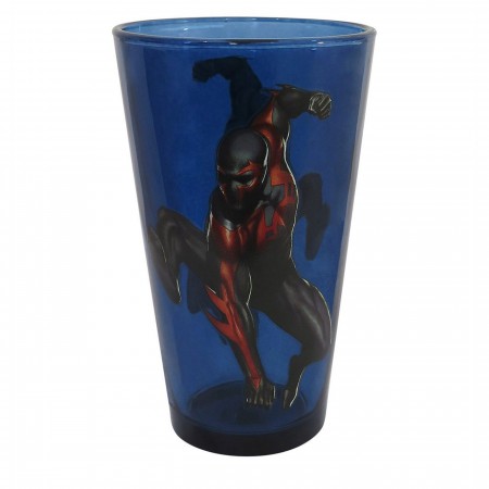 Spider-Man 2099 Blue Pint Glass