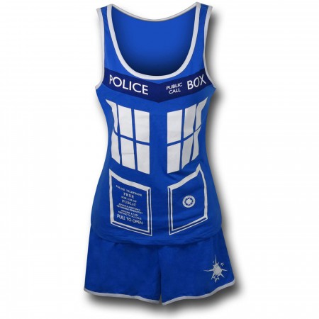 Dr. Who Tardis Pajama Set