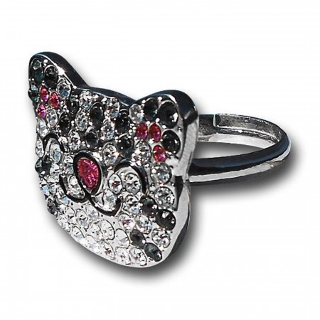 Big Bang Theory Soft Kitty Rhinestone Ring