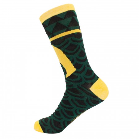 Aquaman Armor Costume Crew Socks