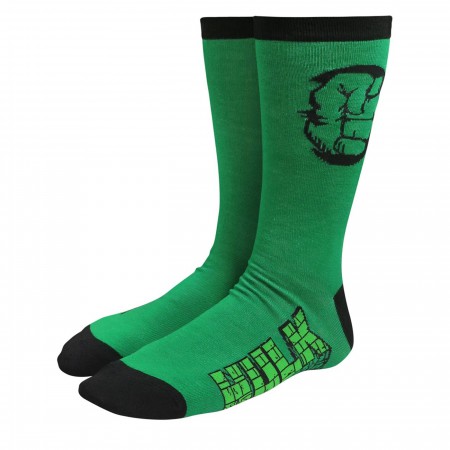 Hulk Fist Pump Crew Socks