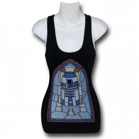 Star Wars R2-D2 Stained Glass Women's Tank Top