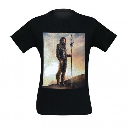 Aquaman Justice League Movie Portrait Men's T-Shirt