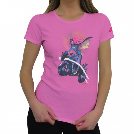 Batgirl Bat-Cycle Soar Women's T-Shirt