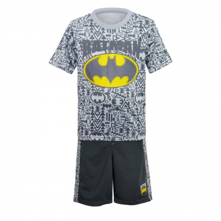 Batman Kids Sublimated T-Shirt & Shorts Set