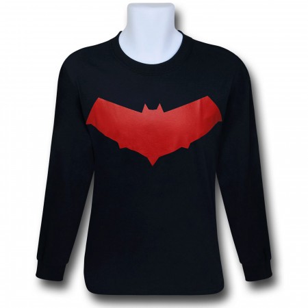 Red Hood Symbol Jason Todd Long Sleeve T-Shirt
