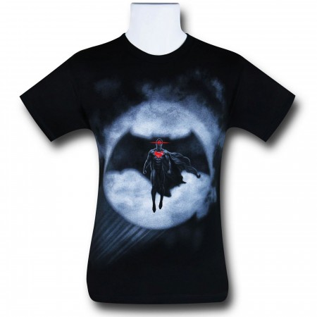 Batman Vs Superman Signal Silhouette T-Shirt
