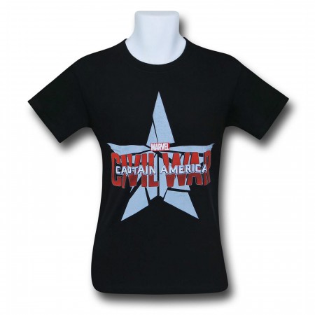 Captain America Civil War Logo T-Shirt