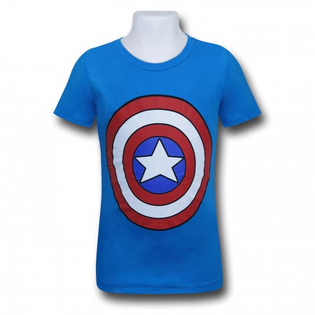 Captain America Shield Girls T-Shirt
