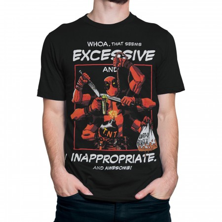 Deadpool Whoa That Seems Excessive Men's T-Shirt