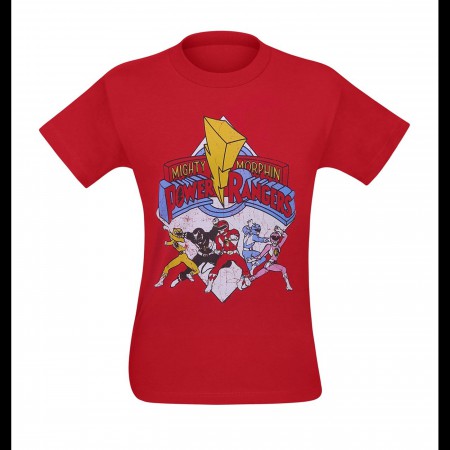 Power Rangers Retro Rangers Men's T-Shirt