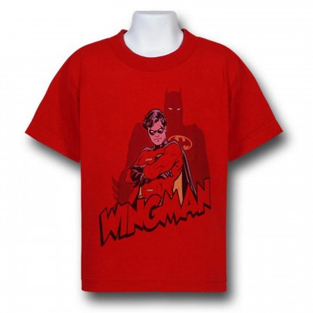 Robin is Batman's Wingman Kids T-Shirt